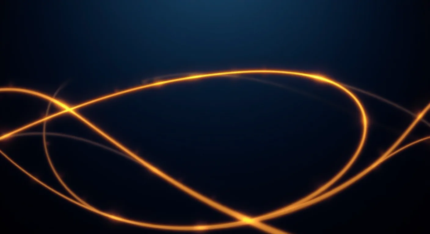Abstract geometric composition with flowing golden light arcs — Brazilian technology and SaaS tax: STF Theme 590 ISS×ICMS, Lei do Bem R&D, Pillar 2 OECD, royalty Transfer Pricing