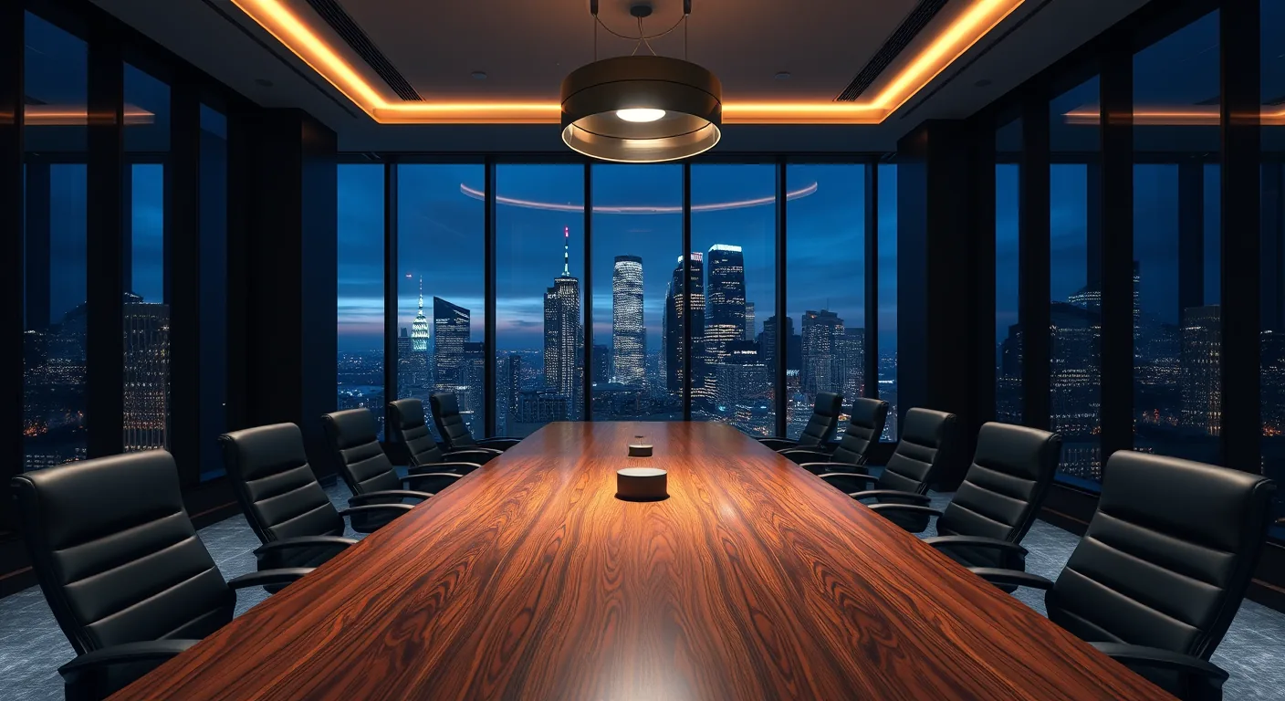 TaxUp boardroom — sectorial Brazilian tax expertise across manufacturing, retail, healthcare, technology, agribusiness and multinationals