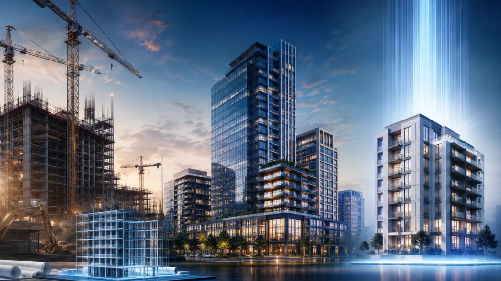 Reforma tributaria no setor imobiliario: predios em construcao e edificios residenciais prontos — venda, locacao e incorporacao no regime de IBS e CBS, pela TaxUp