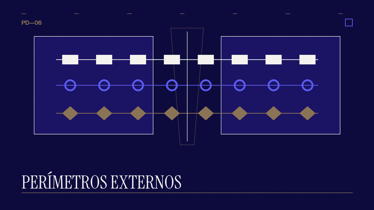 Ponte abstrata com três sistemas de dívida que conectam margens internacionais sem se fundir