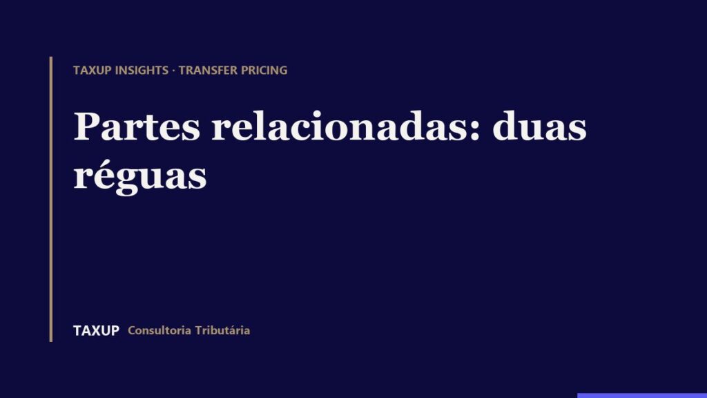 O art. 4º da Lei 14.596/2023 define parte relacionada com percentuais de 25% e 20% e parentesco até o terceiro grau, enquanto o CPC 05 (R1) usa só critérios qualitativos de controle e influência significativa.