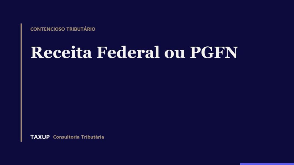 Capa editorial sobre as diferenças entre transação tributária na Receita Federal e na PGFN.